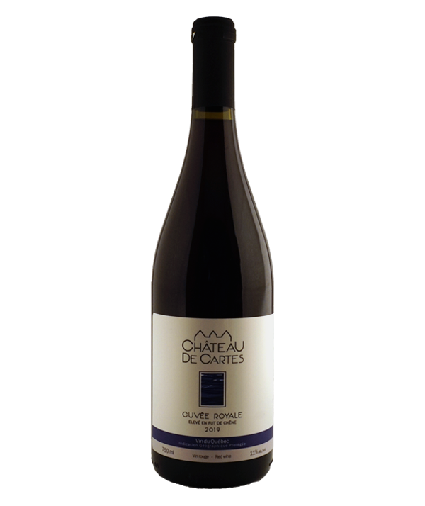 veux-tu une bière, vignoble château de cartes, Cuvée Royale, Vin du Québec, Livraison Montréal