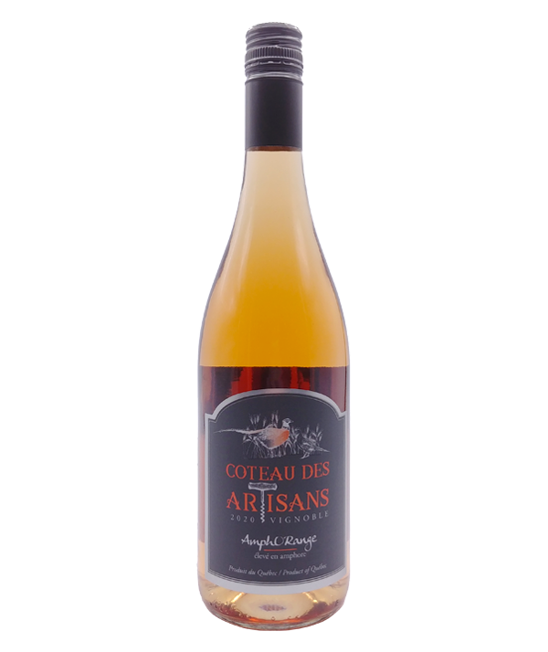 Veux-tu une bière, Vignoble Coteau des artisans, AmphOrange, Vin du Québec, Livraison Montréal