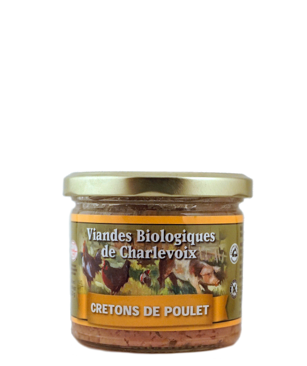Cretons de poulet biologique