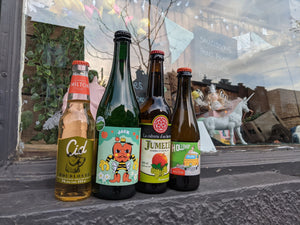 Veux-tu une bière, Blog, Sur cette comparée 2: les cidres houblonnés, Cid houblonné par Milton, Jack par Clos Saragnat, Jumelé par Cidrerie d'un hectare, Hollyhop par Milton, Livraison Montréal