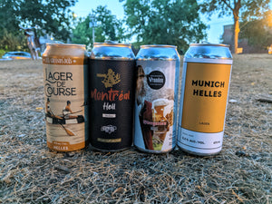 Veux-tu une bière, Blog, Sur cette comparée 3: Munich Helles, Lager de course par Les Grands Bois, Montréal Hell par l'Amère à boire, Biergarten Hell par Vrooden, Munich Helles par Ma Brasserie, Livraison Montréal