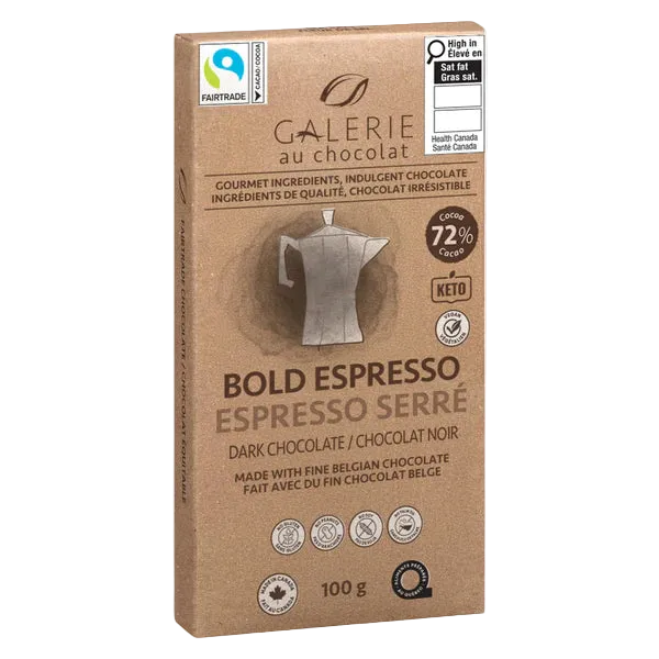 Chocolat espresso serré