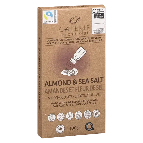 Chocolat amande et sel de mer
