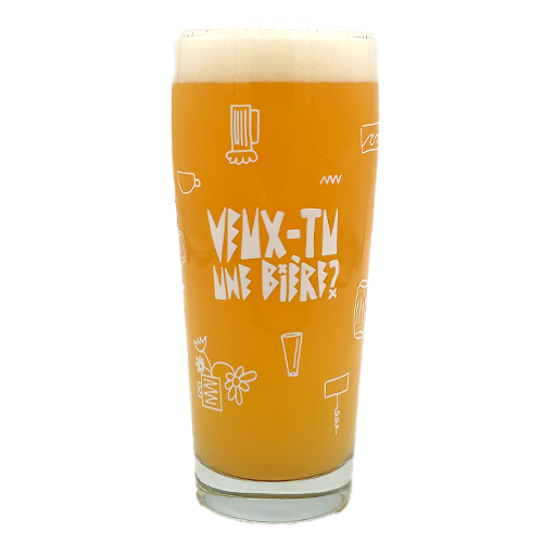 Verre  Bilbao - Veux-tu une bière?