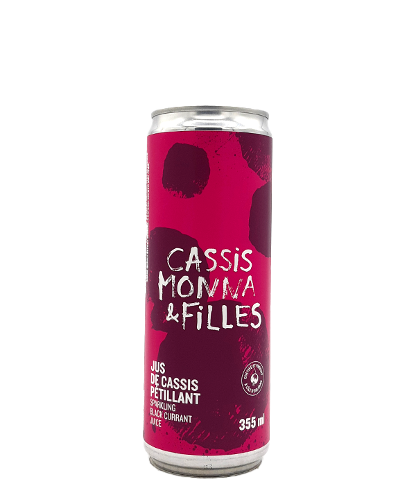 Jus de cassis pétillant