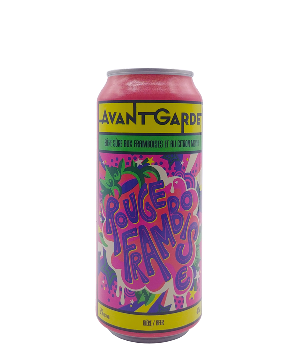 Veux-tu une bière, Avant-garde, Rouge Framboise, Bière microbrasserie, Livraison Montréal