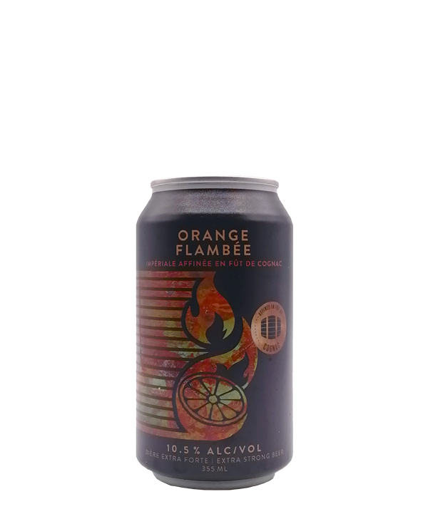 Veux-tu une bière, Beauregard, Orange Flambée Cognac, Bière microbrasserie, Livraison Montréal