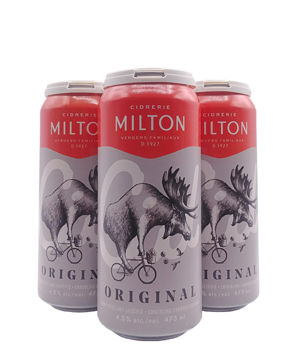 Veux-tu une bière, Cidrerie Milton, CID Originale (4Pack), Cidre du Québec, Livraison Montréal