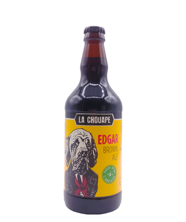 Veux-tu une bière, La Chouape, Edgar Brown Ale, Bière microbrasserie, Livraison Montréal