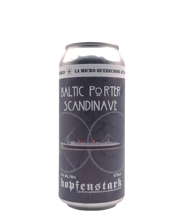 Veux-tu une bière, Hopfenstark, Baltic Porter Scandinave, Bière microbrasserie, Livraison Montréal