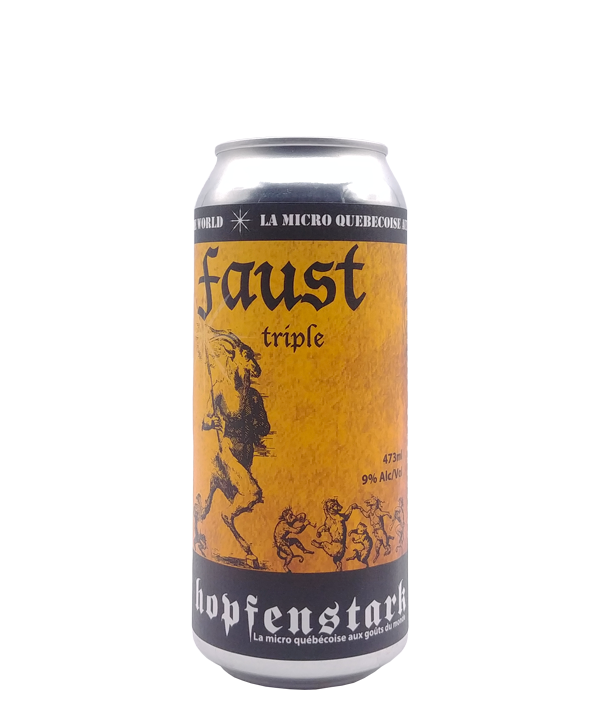 Veux-tu une bière, Hopfenstark, Faust Triple, Bière microbrasserie, Livraison Montréal