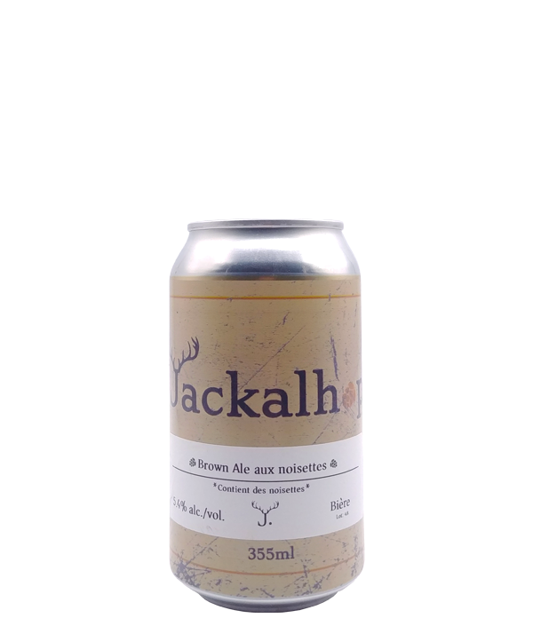 Veux-tu une bière, Jackalhop, Brown ale aux noisettes, Bière microbrasserie, Livraison Montréal