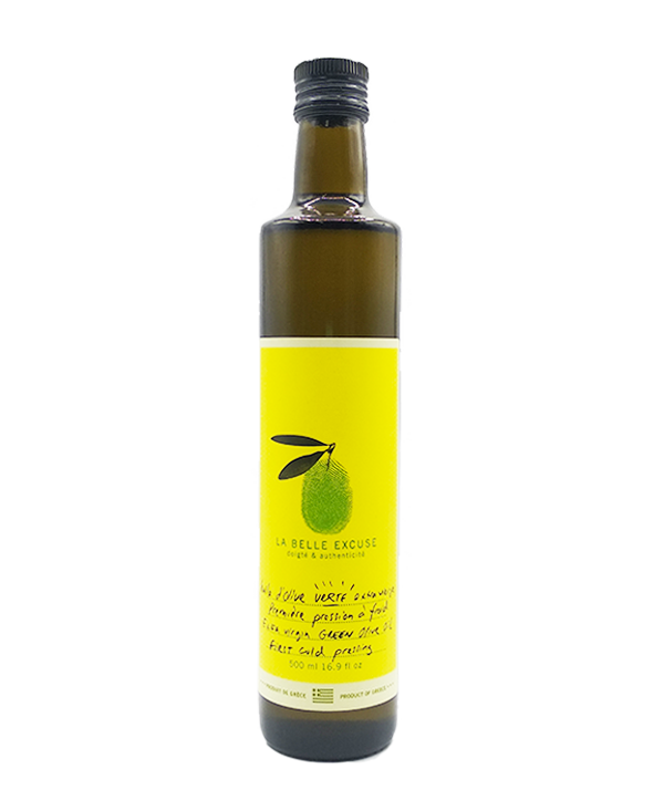 Huile d'olive verte