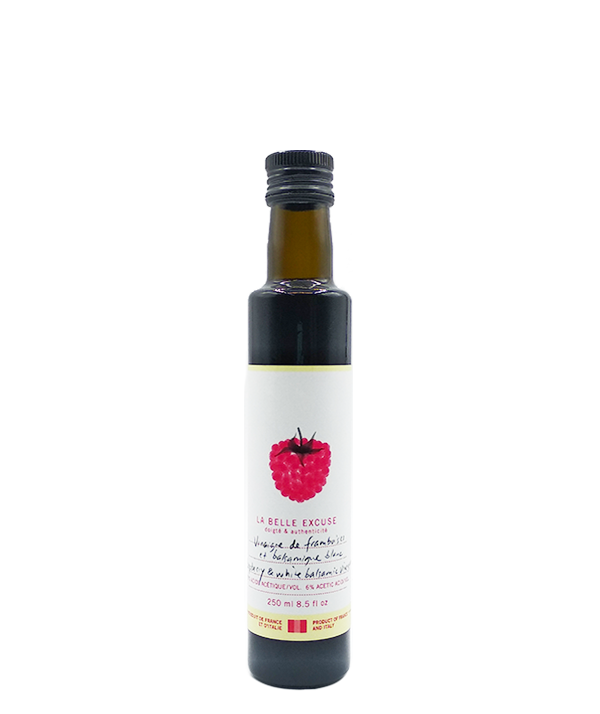 Vinaigre de framboise & balsamique blanc