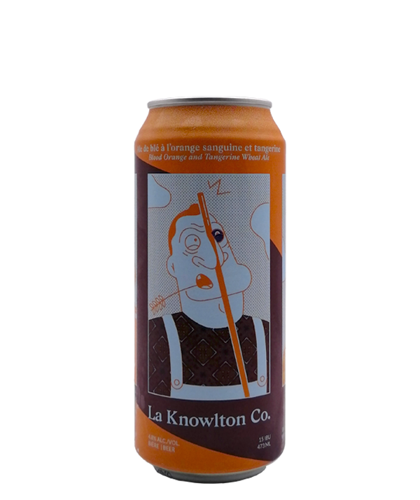 Veux-tu une bière, La Knowlton Co, Ale de blé américaine orange sanguine et tangerine, Bière microbrasserie, Livraison Montréal