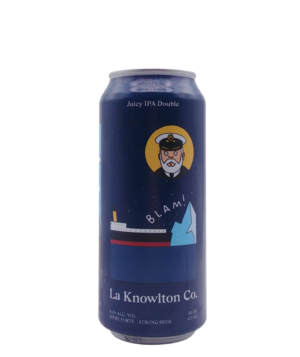 Veux-tu une bière, La Knowlton Co, Juicy IPA double, Bière microbrasserie, Livraison Montréal
