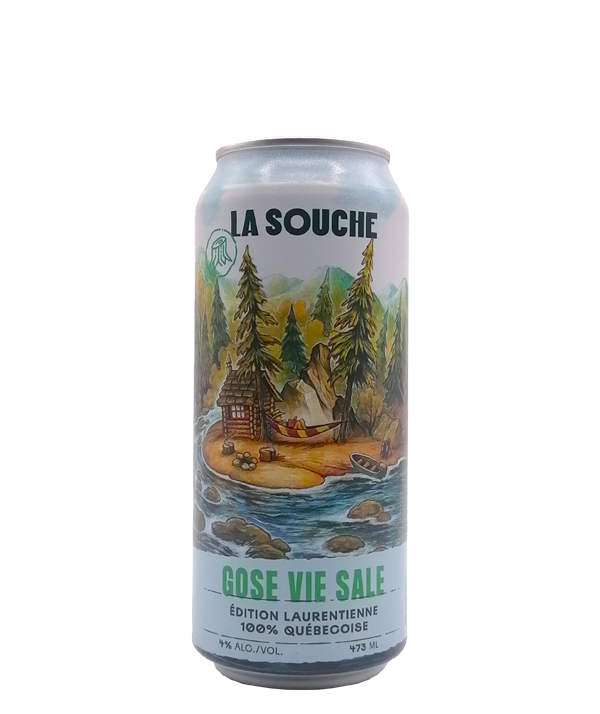 Veux-tu une bière, La Souche, Gose Vie Sale Édition Laurentienne, Bière microbrasserie, Livraison Montréal