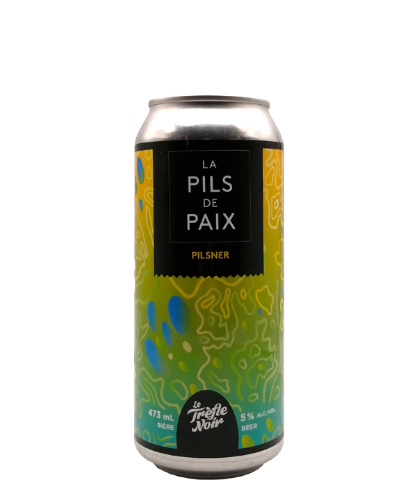 Veux-tu une bière, Le Trèfle Noir, La pils de paix, Bière microbrasserie, Livraison Montréal