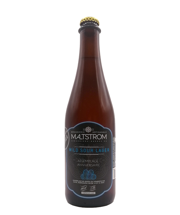 Veux-tu une bière, Maltstrom, Wild Sour Lager Assemblage Anniversaire 2021, Bière microbrasserie, Livraison Montréal