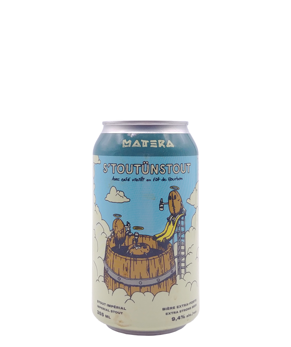 Veux-tu une bière, Matera, S'toutunstout Bourbon, Bière microbrasserie, Livraison Montréal