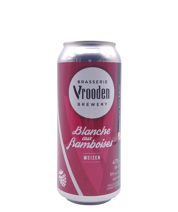 Veux-tu une bière, Vrooden, Blanche aux framboises, Bière microbrasserie, Livraison Montréal